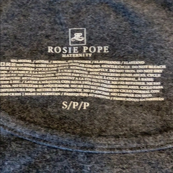 Rosie Pope Ruched Gray Modal Maternity Ruth Dress - Picture 6 of 9